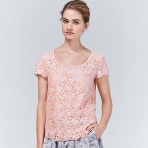 Aritzia Talula Betsey Lace Blouse Light Pink Small